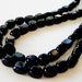 Black Square Cube Jasper Beads 16 Inch Strand/ Only Beads Not Finished Jewelry
