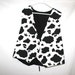Vintage 90s Cow Print Vest