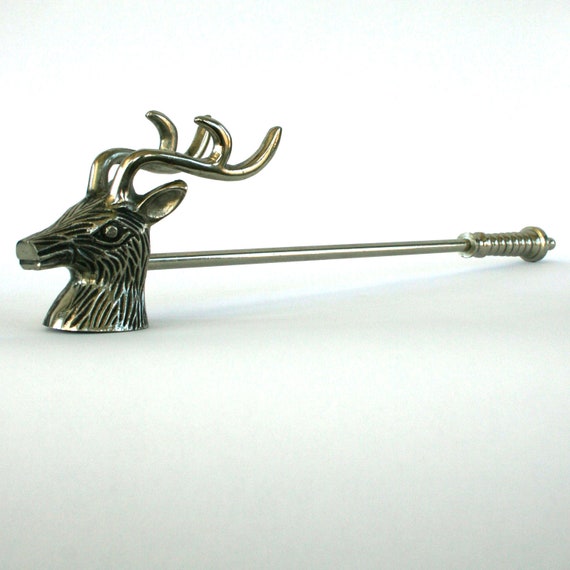 Deer Decor. Deer Candle Snuffer. Silver. Holiday Decor. Winter