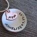 Copper and Aluminum -Family - Necklace (Choose Grandma, Mom, Mommy, Nana, ect. for the heart) and Childrens names around disc