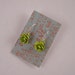 Lime Green Rose Small Cute dangle earrings Sterling The perfect gift