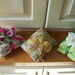 3 Lavender Sachets Potpourri Small Fabric Pillow Bundles Dainty Mini Cushions Fragrant Aromatic Therapeutic Home Decor Eco Set Bed Bath Gift