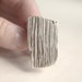 Fragment - An earthy porcelain ring with details of mushrooms