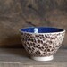 Seascape - porcelain bowl , earthy and textured