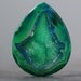 Green Druzy Pear - Unique Crystal Formations - Medium, 35mm (3533)