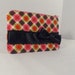 Preppy plaid coin purse / zipper pouch / tampon bag