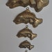 Fabulous Set of Brass Fish Molds for Wall Hanging