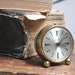 Tiny Vintage French Alarm Clock from Bayard in Working Order