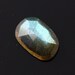Labradorite Cabochon Freeform 6.7 carats, 16 x 11.4 x 5.4mm approx, CFRALAB39