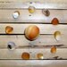 10 Rainbow Orange Sea Glass Shards - Orange Sea Glass Marble - Multis - Beach Glass Supplies (1049)