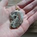 ocean jasper pendant necklace, rustic jasper pendant necklace, Druzy bead work necklace, ocean jasper necklace, mineral jewelry