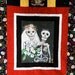 Throw Size Quilt Day of the Dead Wedding Quilt Till Death Do Us Part or Not.....Custom Order Yours Today