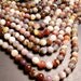 Botswana agate - 10 mm round beads -1 full strand - 40 beads - A quality