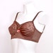 Chocolate brown bullet bra bombshell dead stock Vintage