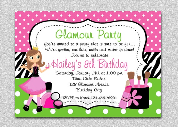 Birthday Invitations For Girls Printable 6