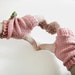 Pink Fingerless Gloves