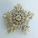 Rhinestone Star Vintage Brooch - Domed