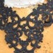Cute venice applique yoke black color 1 pieces listing