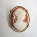 CAMEO PIN Brooch Vintage Jewelry