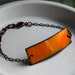 Marigold Yellow Copper Enamel Bracelet