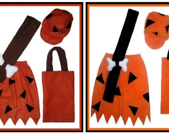 6/9m, 12/18m, 24m/2t, 3t/4t Flintstones Bam Bam Halloween Costume Set Boutique PAGEANT New