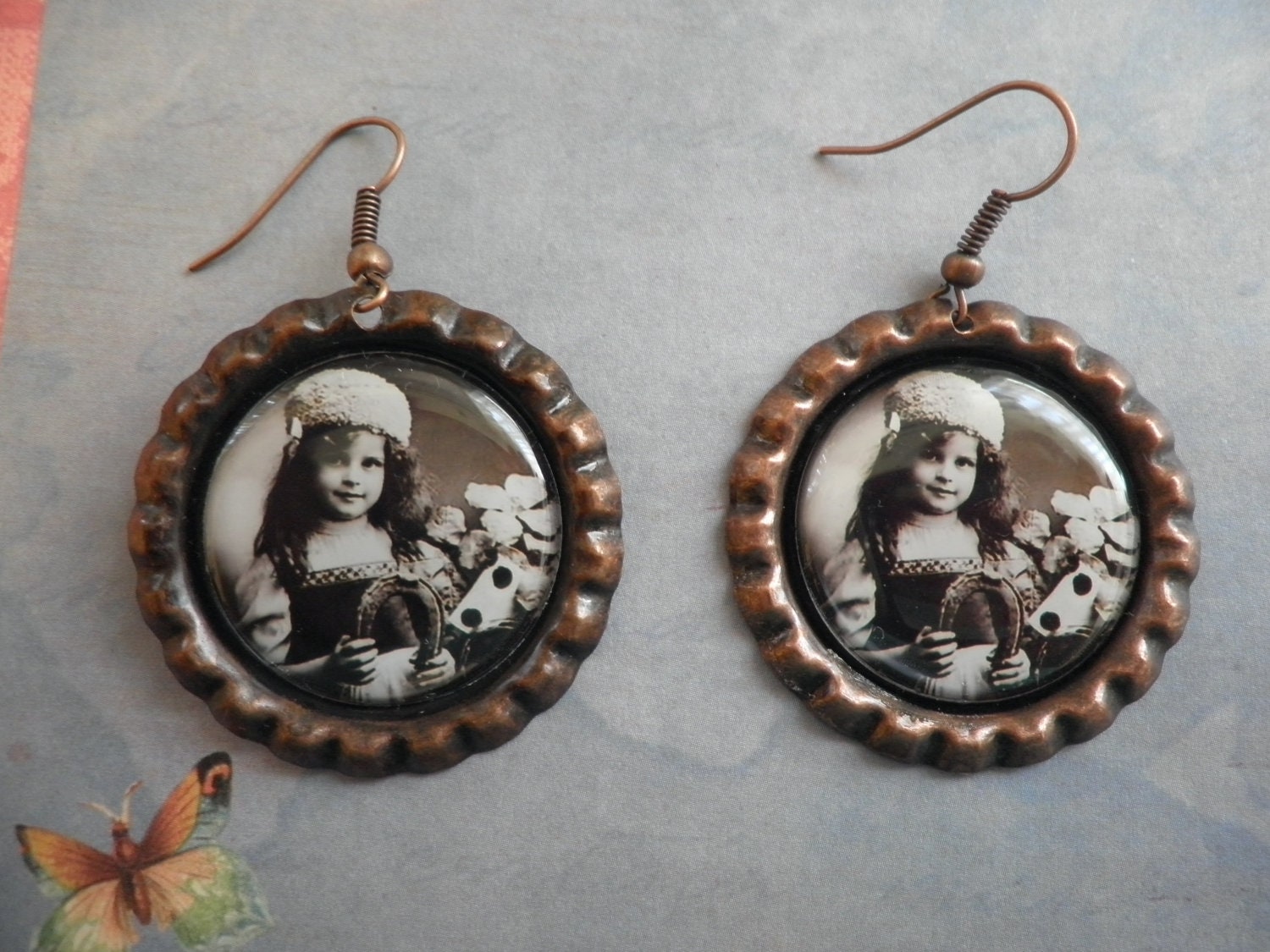 Old Fashioned Little Girl Earrings