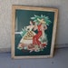 RESERVEDLarge Gorgeous 1950s Original Watercolor Painting - Mexican Fiesta - Man Woman - 20 inches by 24 inches
