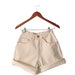 Vintage Levi's off-white High waisted denim shorts