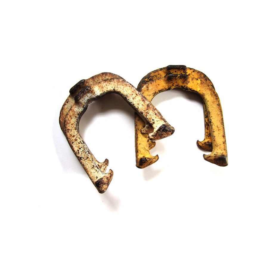 Vintage 2 Sets 4 Gordon Professional Pitching Horseshoes