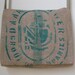 Messenger Laptop Bag Upcycled from Used Coffee Sack