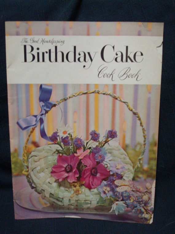  Good  Housekeeping  Birthday Cake  Book Cake  Decorating 1966
