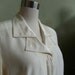 Starington Silk Cream Blouse with Two Tiered Collar