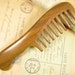 Verawood Hair Comb Wide Teeth Long Handle