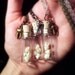 PRE-ORDER - Tooth Fairy Series: Baby Teeth Glass Vial Pendant Necklace with Molar Charm