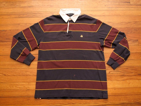 mens vintage brooks brothers rugby shirt