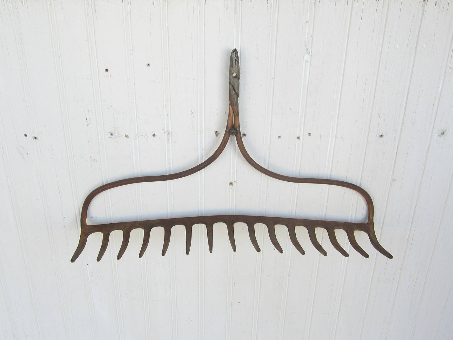 rake head old and rusty farmhouse fresh chic by thejunkman rake head old and rusty farmhouse fresh chic by thejunkman