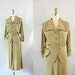 1940s Suit / 40s Rhinestone Loop Jacket / Plus Size