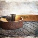 NEW Design - Floral Embossed All Leather and Suede Camera Strap
