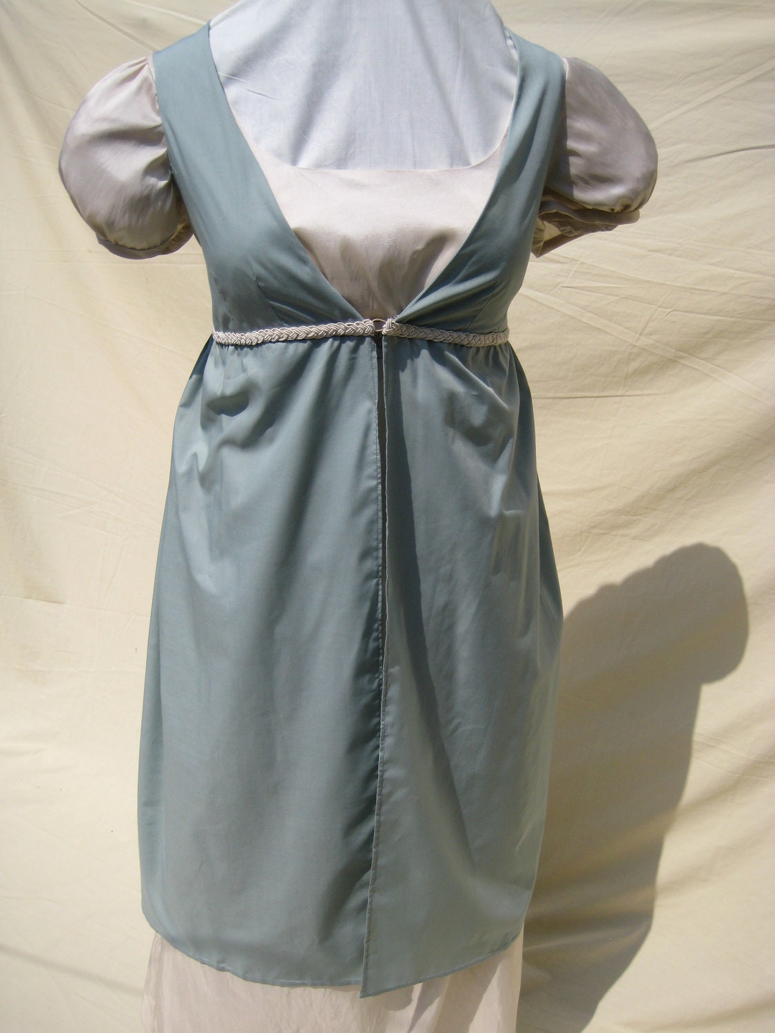 Regency Dress.Open Robe Pelisse Over Gown. Jane Austen. EMMA