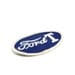 Vintage Ford T patch - navy blue and white FoMoCo Model T patch