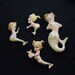 Vintage Mermaid Mom and Babies