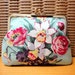 Novelty floral Clutch purse bag