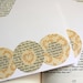 Little Women sewn notecards - set of 2 blank cards