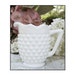 Shabby Sweet Fenton Hobnail Milk Glass Creamer