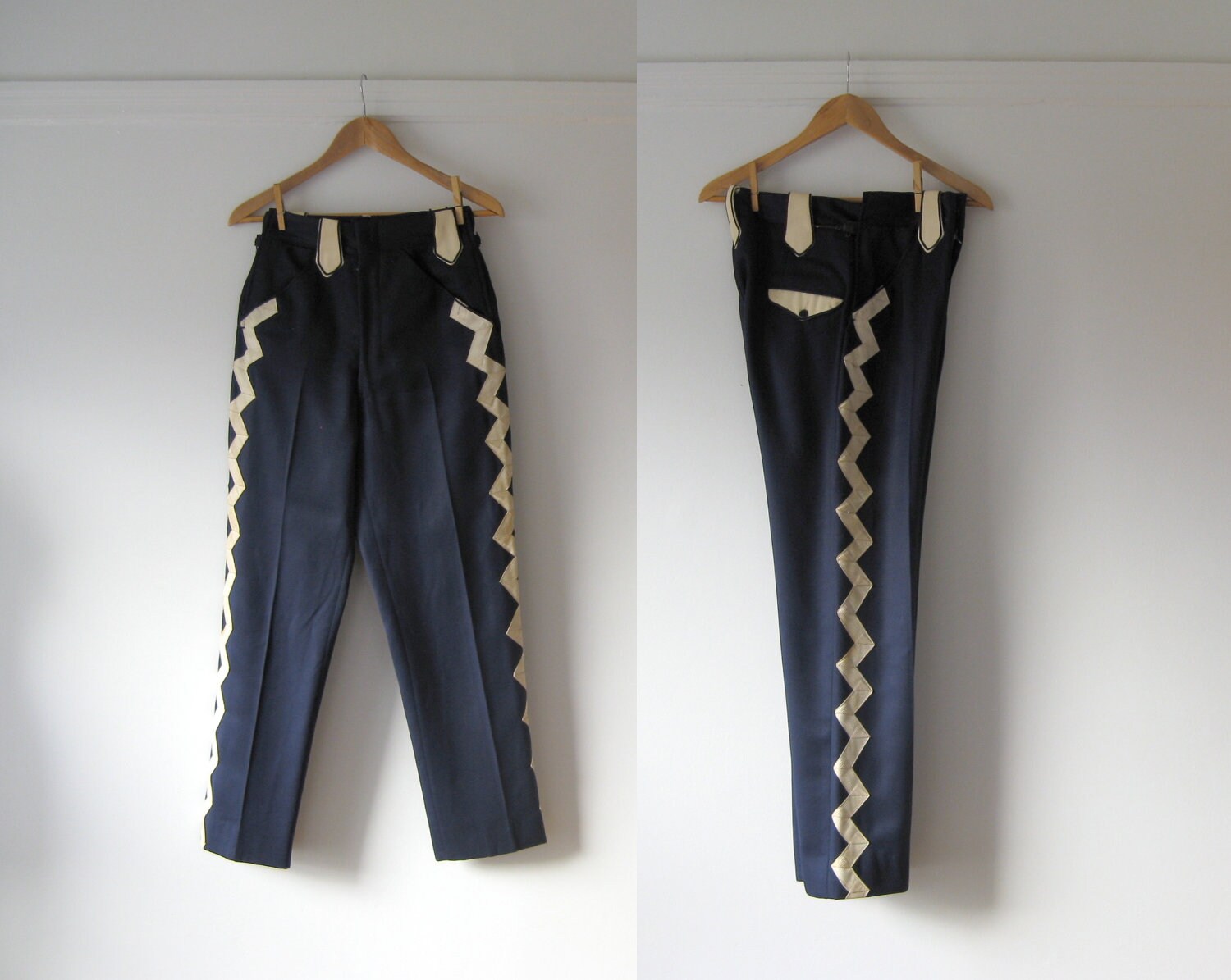 vintage marching band trousers