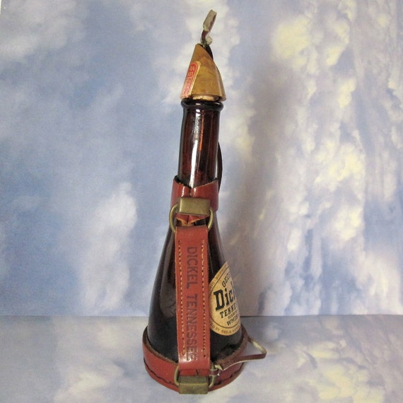 Tennessee Whiskey Bottle Dickel Leather Flask