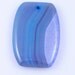 Blue Stripe Agate pendant bead B11S2144