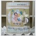 Vintage Children Birthday Greeting Card with Banner