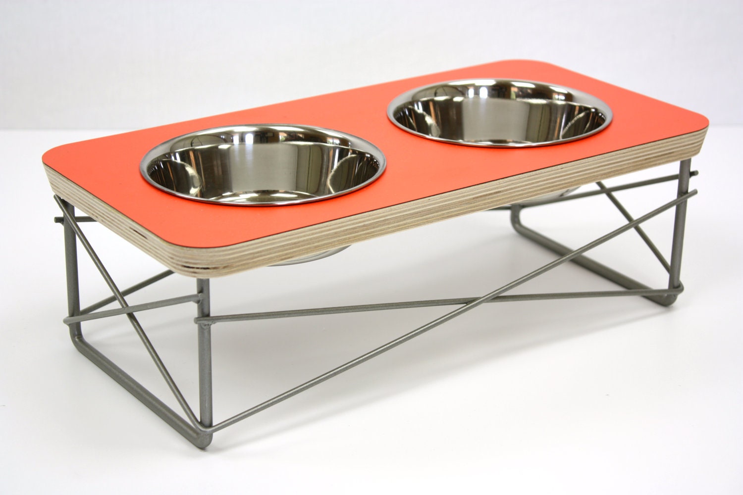 Modern Pet Feeder Dog Bowl Or Cat Bowl Elevated Feeder Mid - Request A Custom Order And Have Something Made Just For You modern pet feeder dog bowl or cat bowl elevated feeder mid - request a custom order and have something made just for you