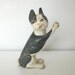 Vintage Hubley Door Stop Cast Iron Boston Terrier